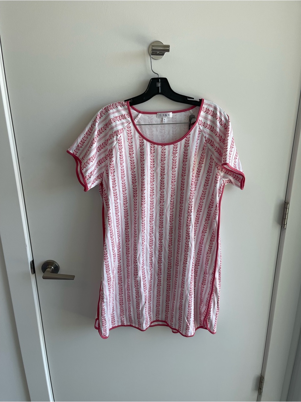 Lake Pink & White Nightgown Dress